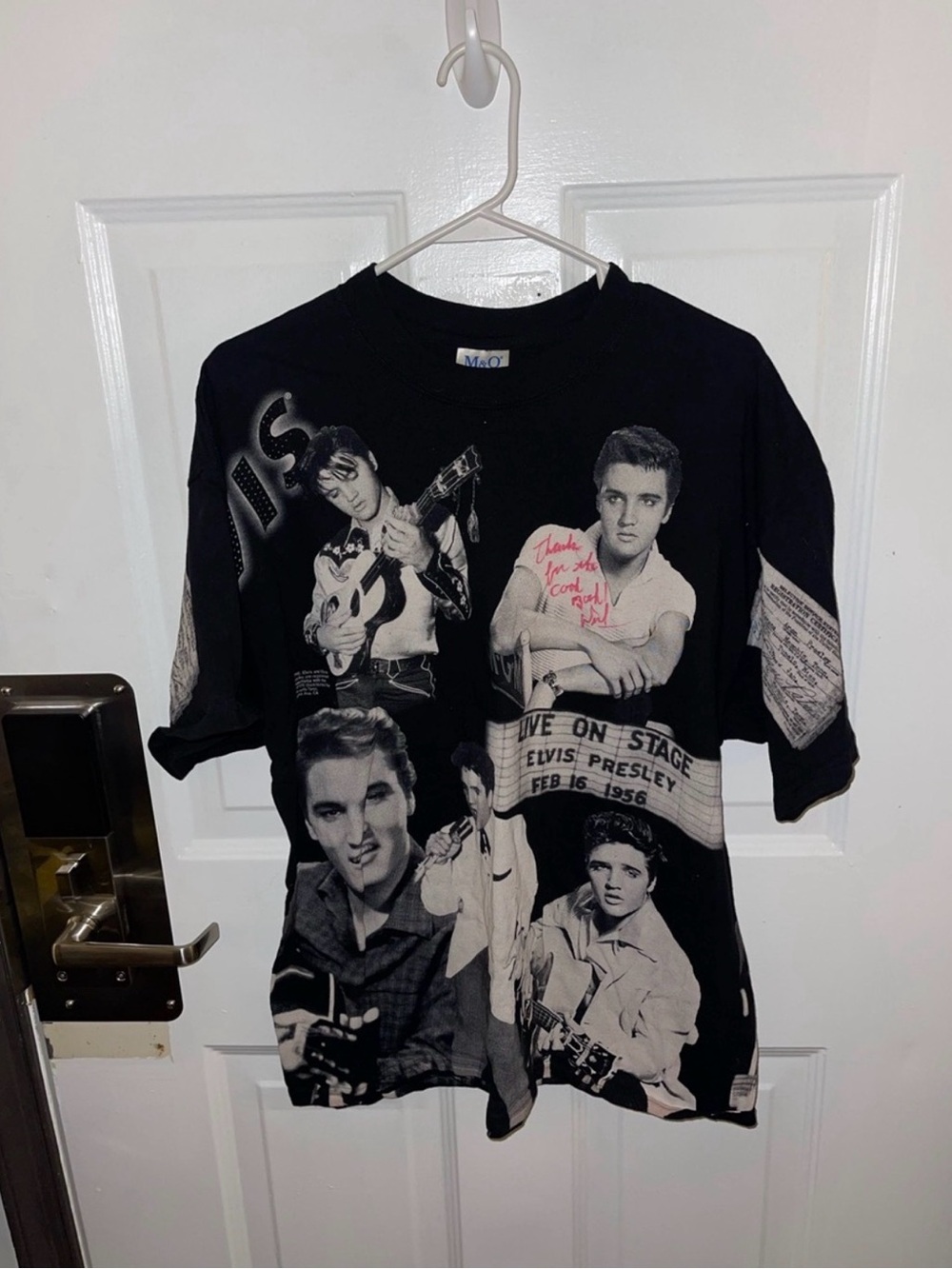Elvis Presley Vintage Photograph Collage T-Shirt - Sz XL